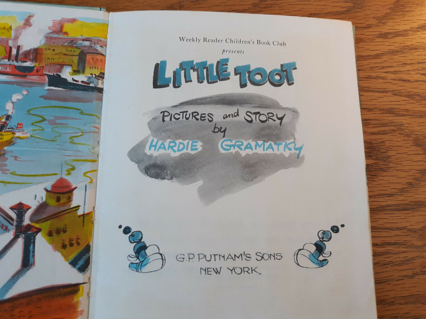Little Toot Hardie Gramatky 1939 Weekly Reader Children's Book Club Hardcover