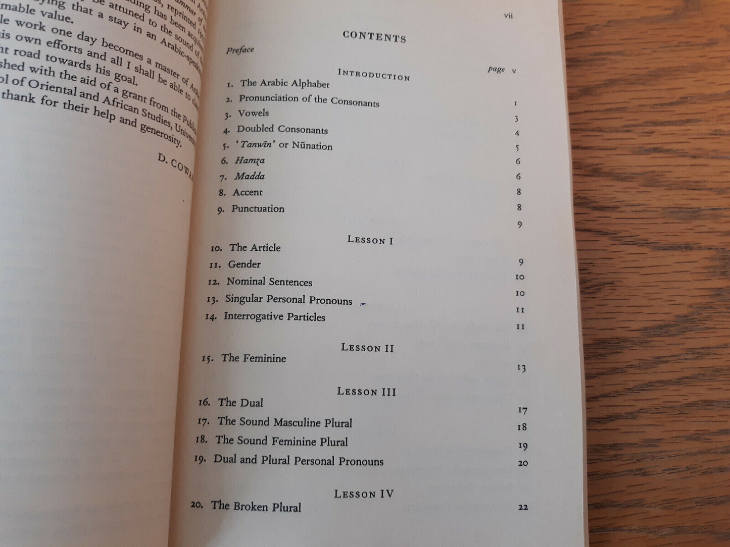 Modern Literary Arabic David Cowan 1964 Cambridge University Press Paperback