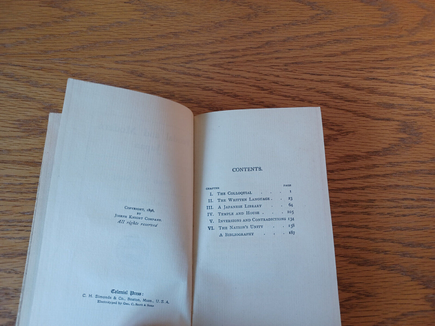 Feudal And Modern Japan Arthur May Knapp Volume II 1904 Hardcover L C Page