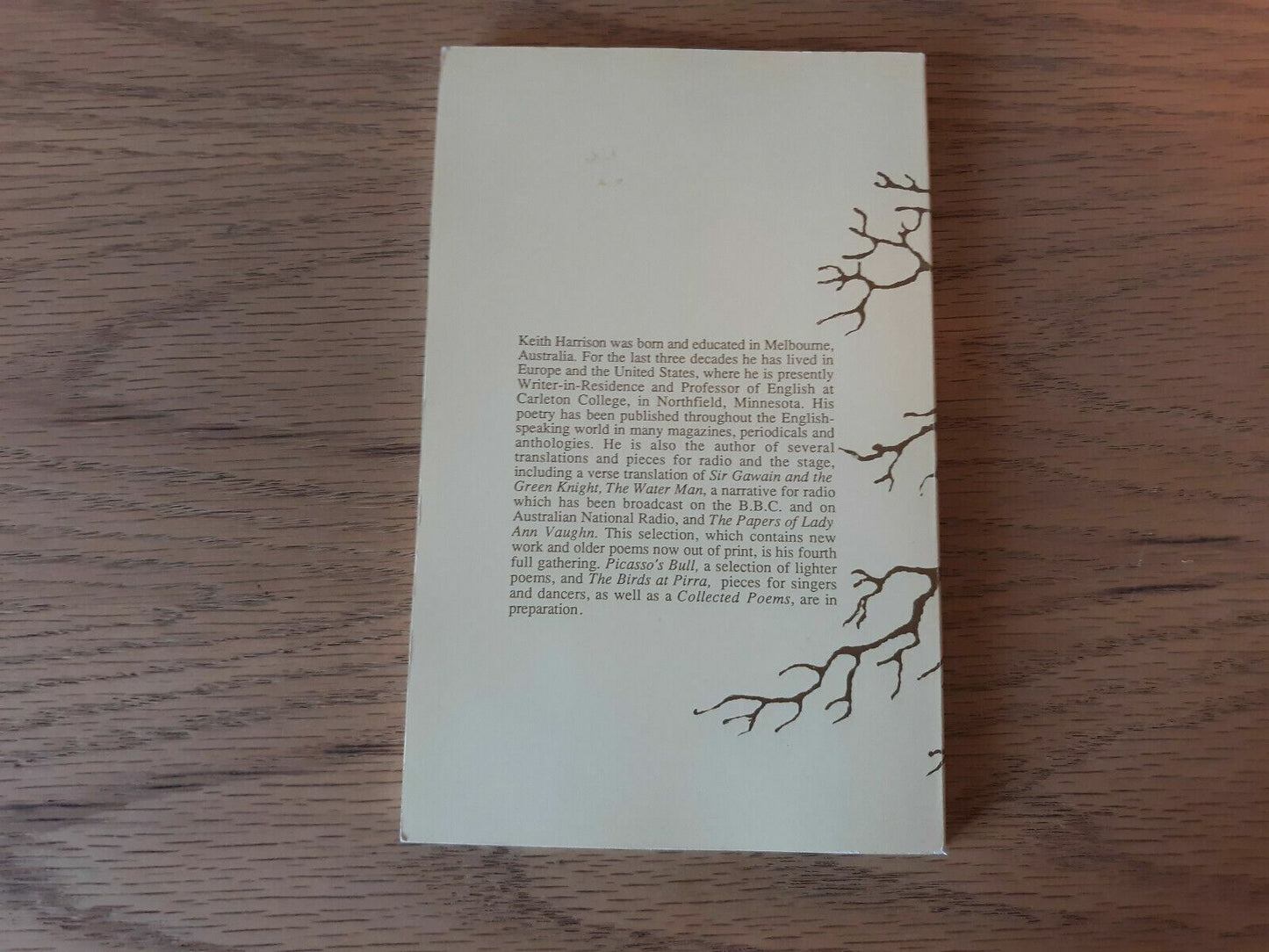A Burning of Applewood by Keith Harrison 1988