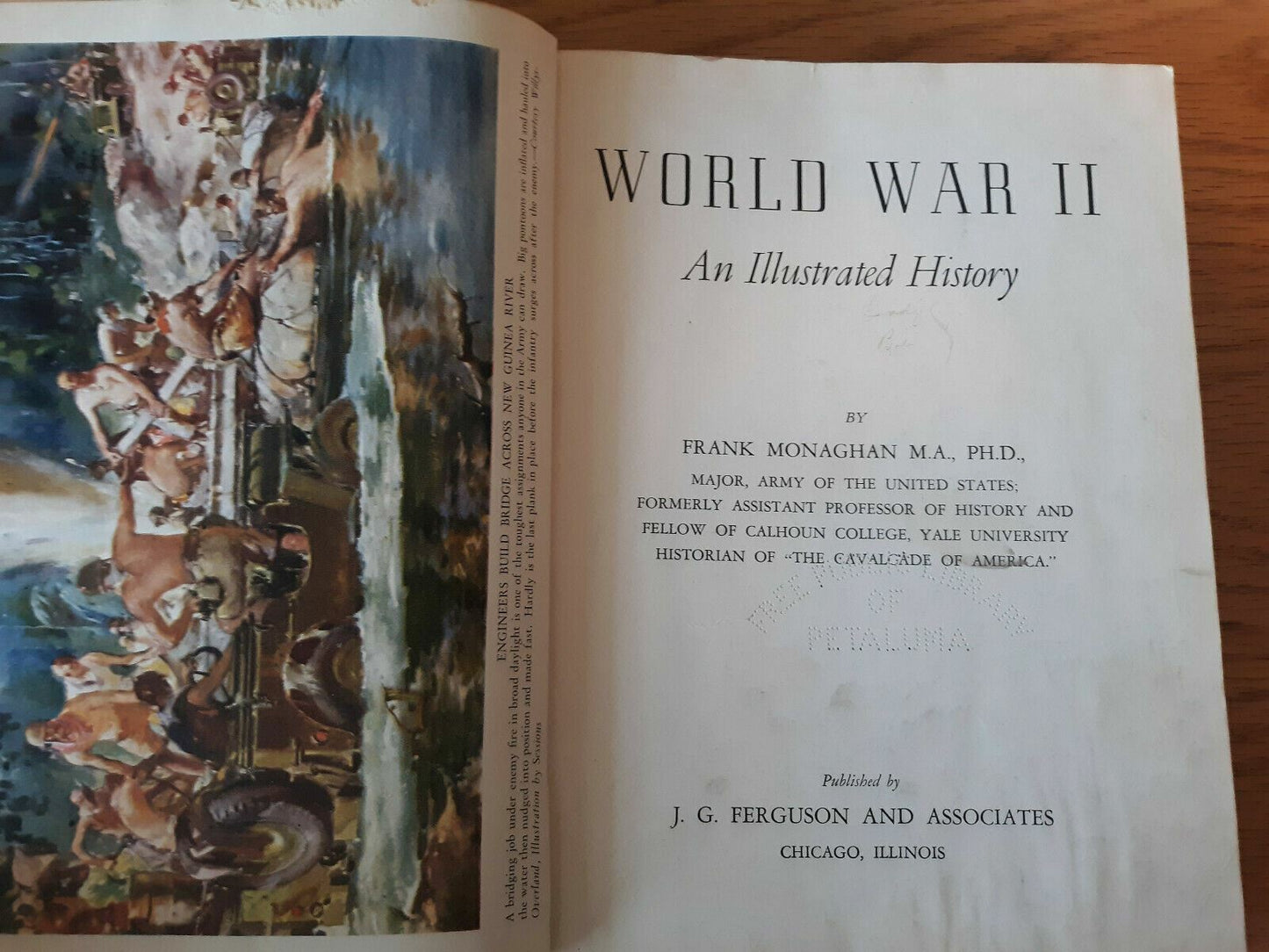 1943 World War II WWII books Illustrated History Frank Monaghan
