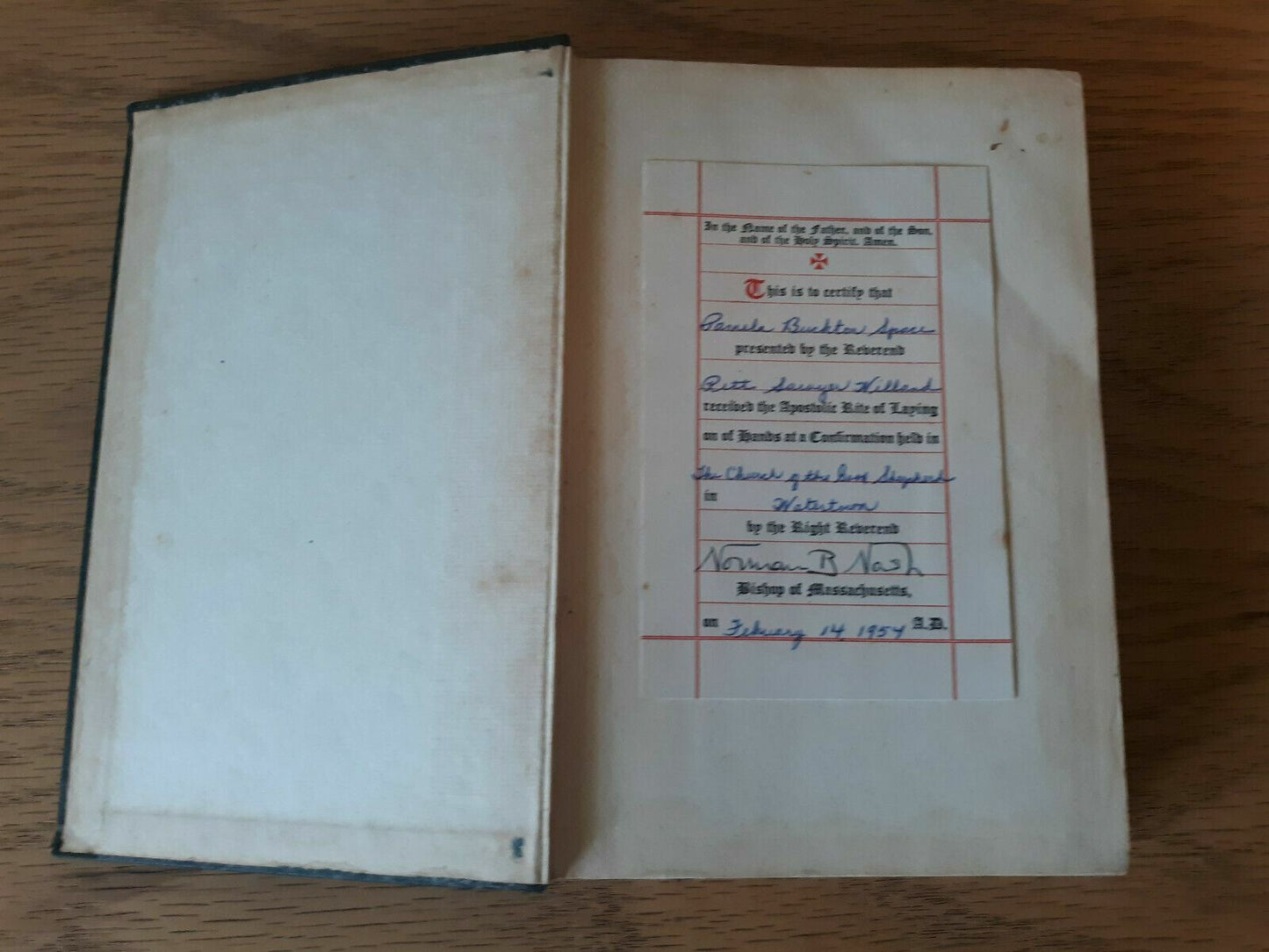 1945 The Common Book of Prayer Protestant Episcopal Church Psalms of David.