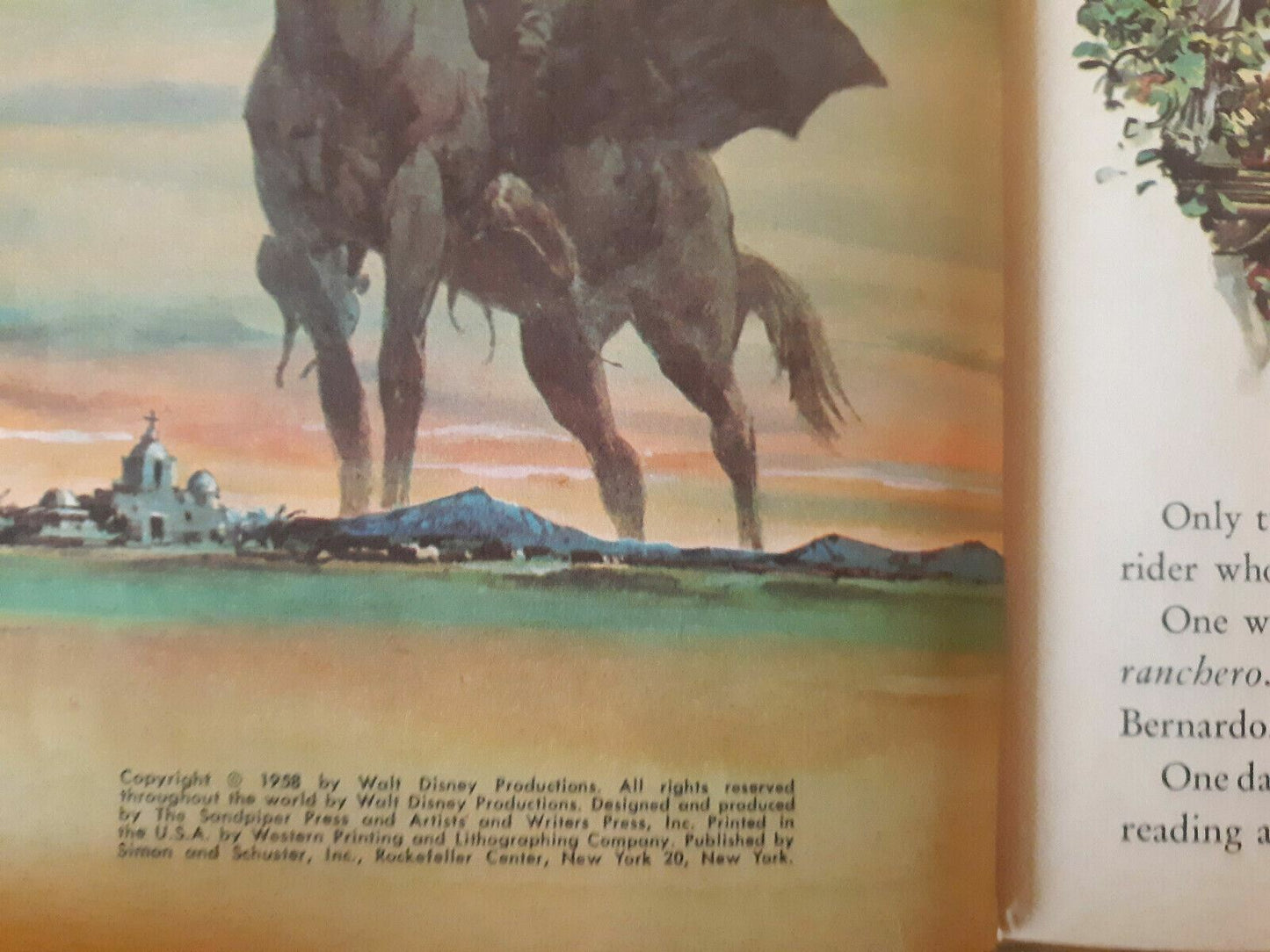 A Little Golden Book Zorro and the Secret Plan 1958 D77