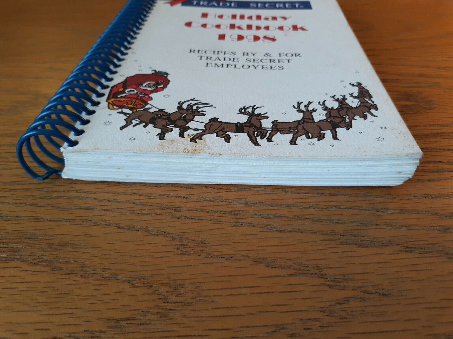 Holiday Cookbook 1998 Trade Secret Employees