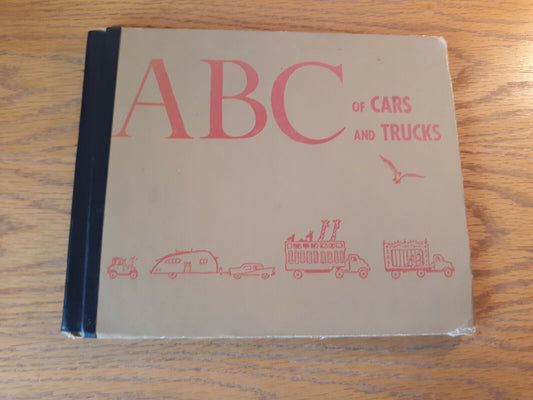 ABC Of Cars And Trucks Anne Alexander 1956 Hardcover Doubleday