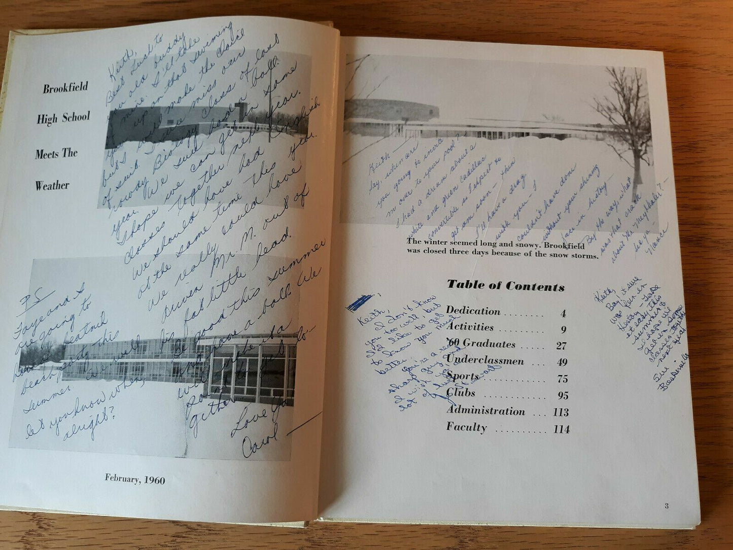 1960 LEGEND Brookfield High School Yearbook Wisconsin WI Craftco