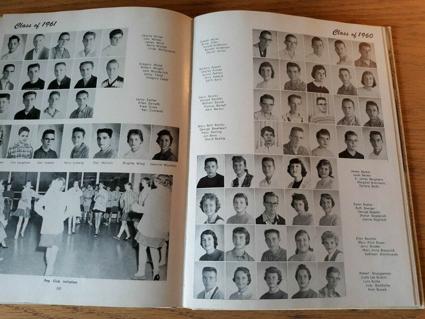1959 LEGEND Brookfield High School Yearbook Wisconsin WI Craftco