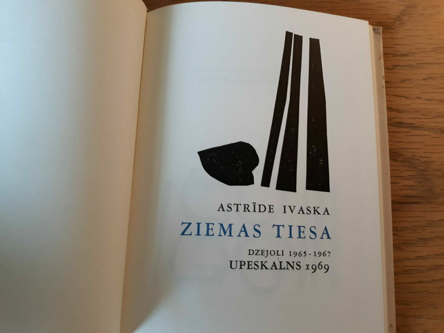 Astride Ivaska Ziemas Tiesa 1969 Hardcover Dust Jacket Latvian
