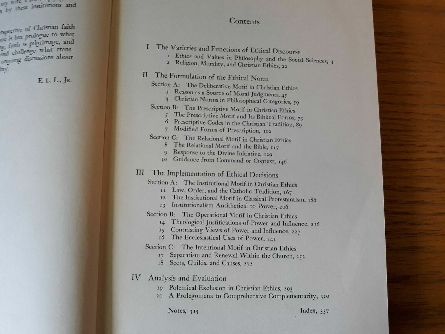 A Survey of Christian Ethics by Edward L. Jr. Long 1967 Hardcover Oxford Univers