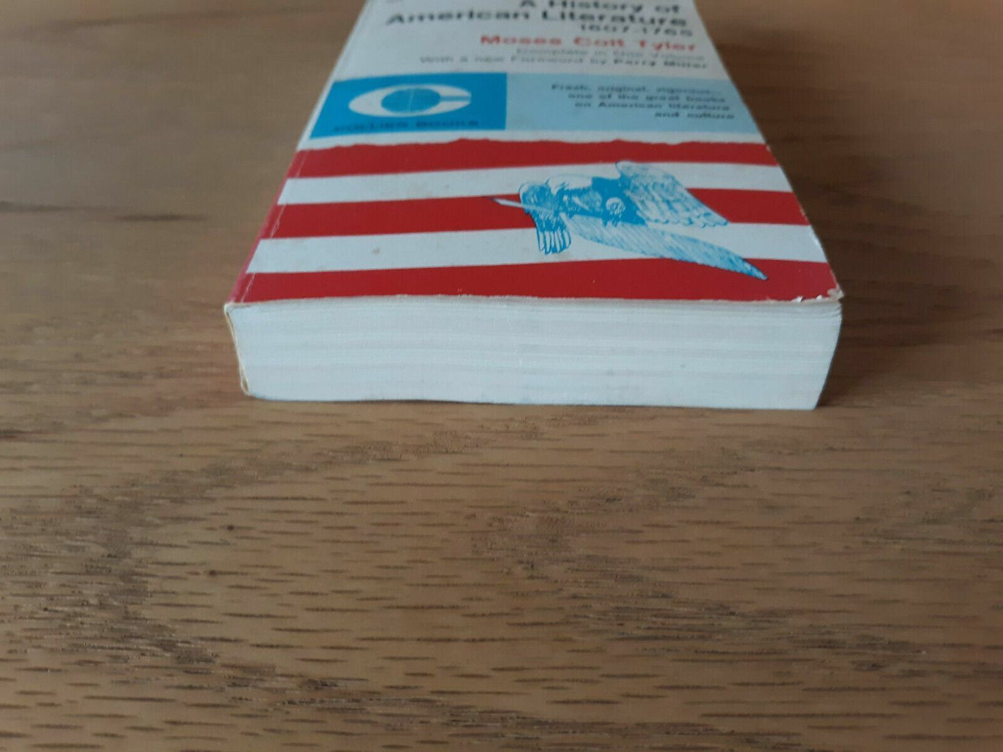 A History of American Literature, 1607-1765 by Moses Coit Tyler 1962