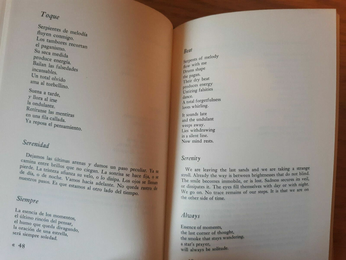 Green Against Linen And Other Poems. A Bilingual Edition 1957 Antonio Giraudier