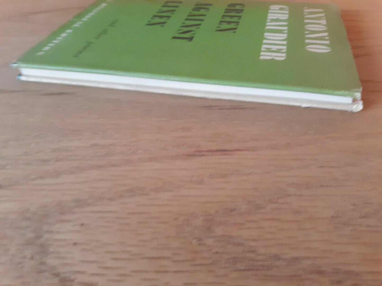 Green Against Linen And Other Poems. A Bilingual Edition 1957 Antonio Giraudier
