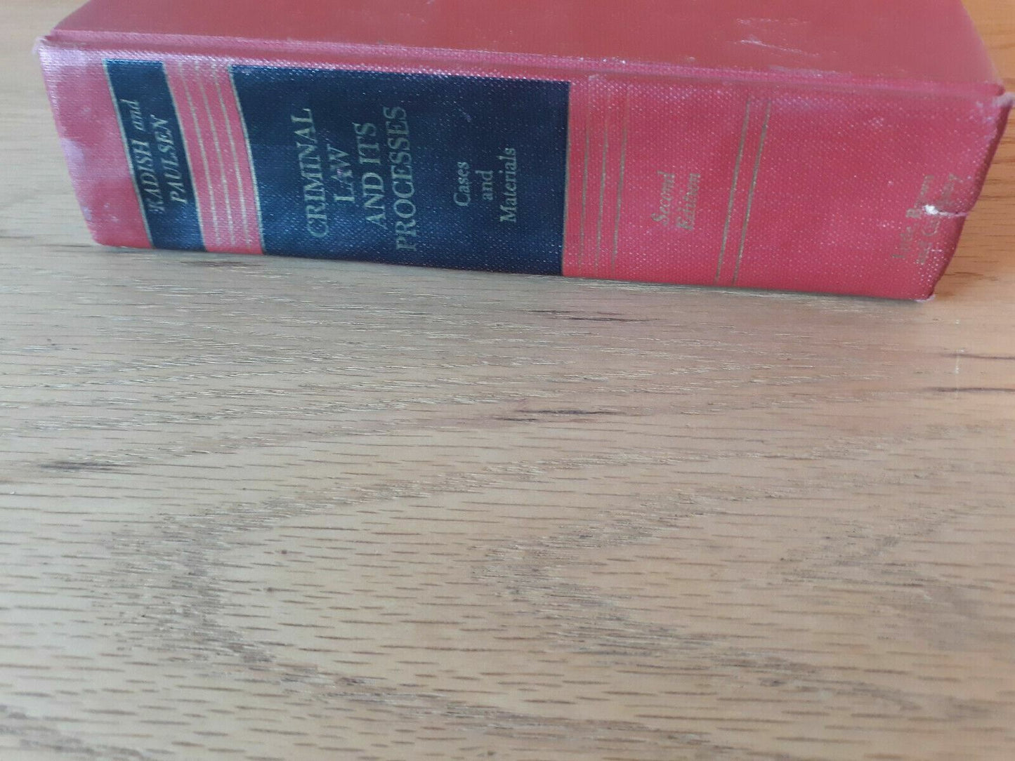 1969 Criminal Law And Its Processes Cases Materials Book Kadish Paulsen 2nd Ed
