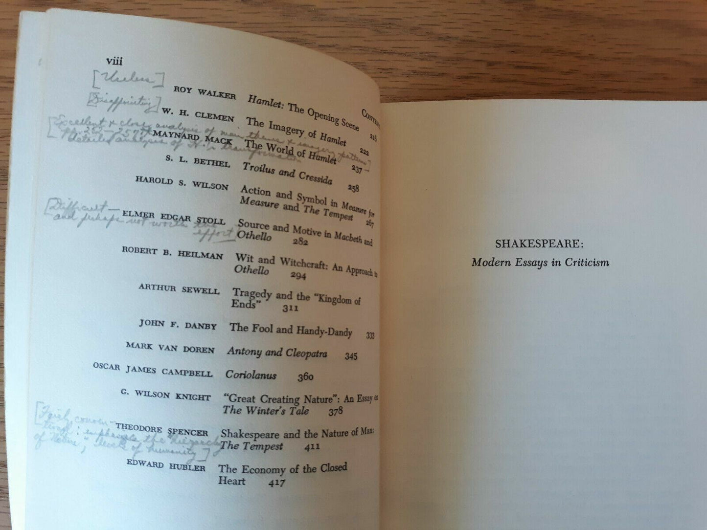 Shakespeare Modern Essays in Criticism by Leonard Dean 1965