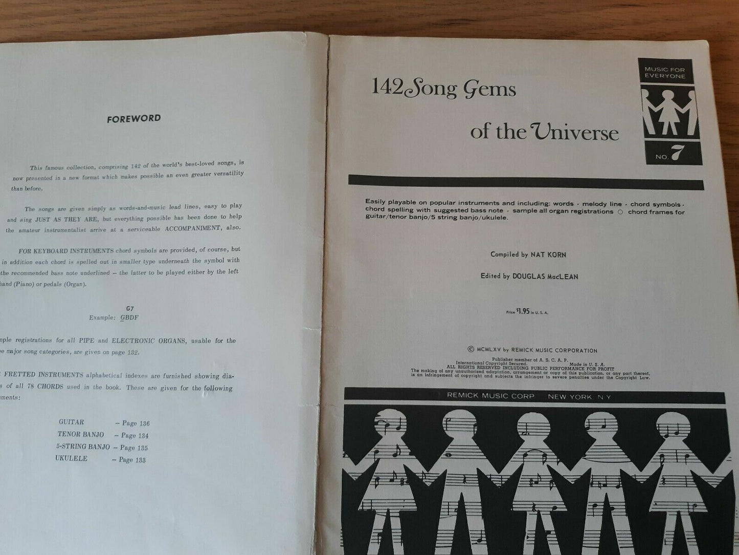 142 Songs Gems of the Universe Music for Everyone No. 7 1965