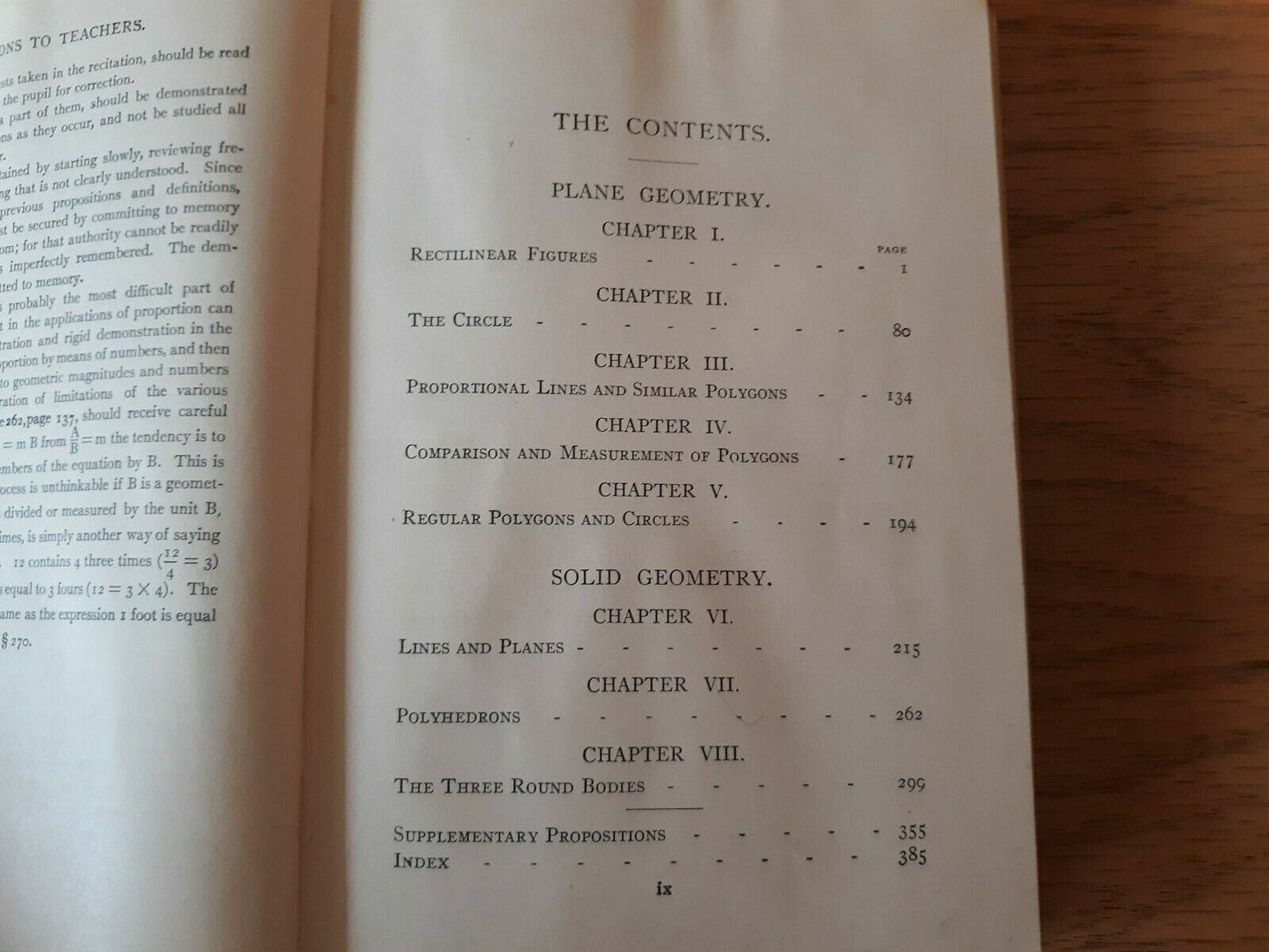 1905 Plane And Solid Geometry Suggestive Method George Shutts Atkinson, Mentzer