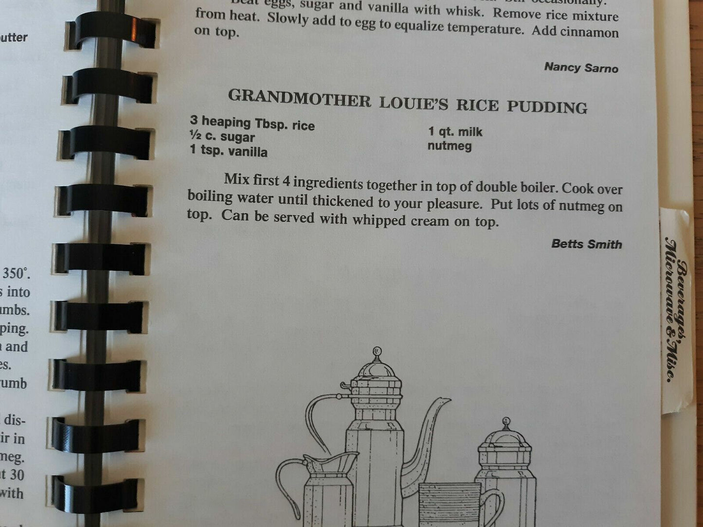 250th Anniversary Cookbook First Presbyterian Church of Fairmount 1997