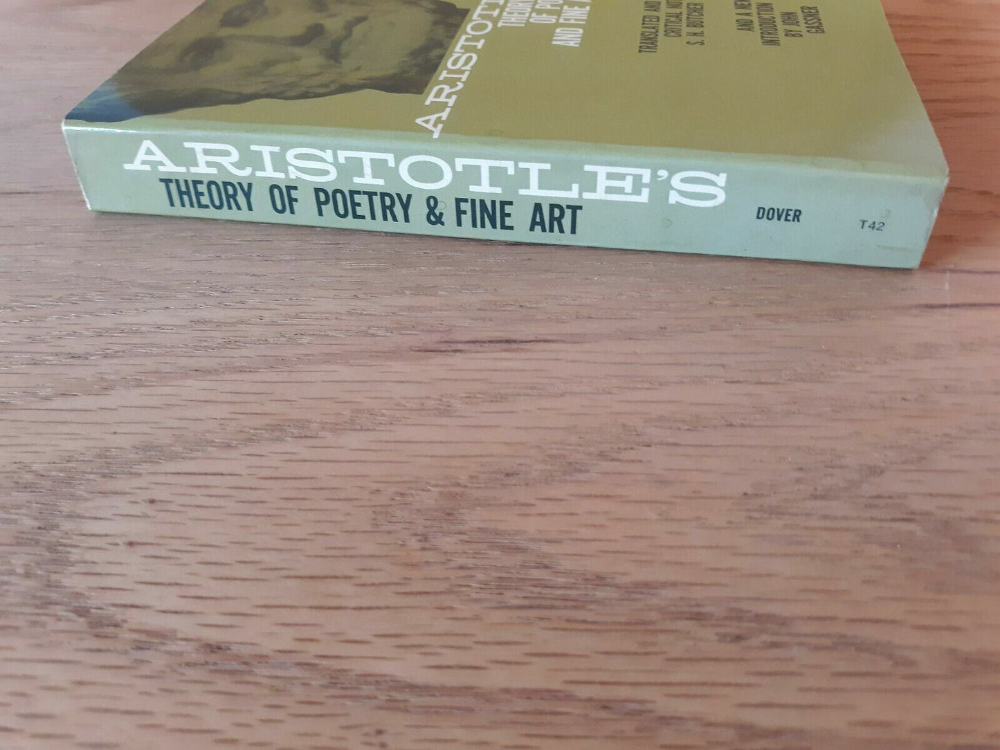 1951 Aristotle's Theory Of Poetry And Fine Art S.H. Butcher Gassner Dover 4th Ed