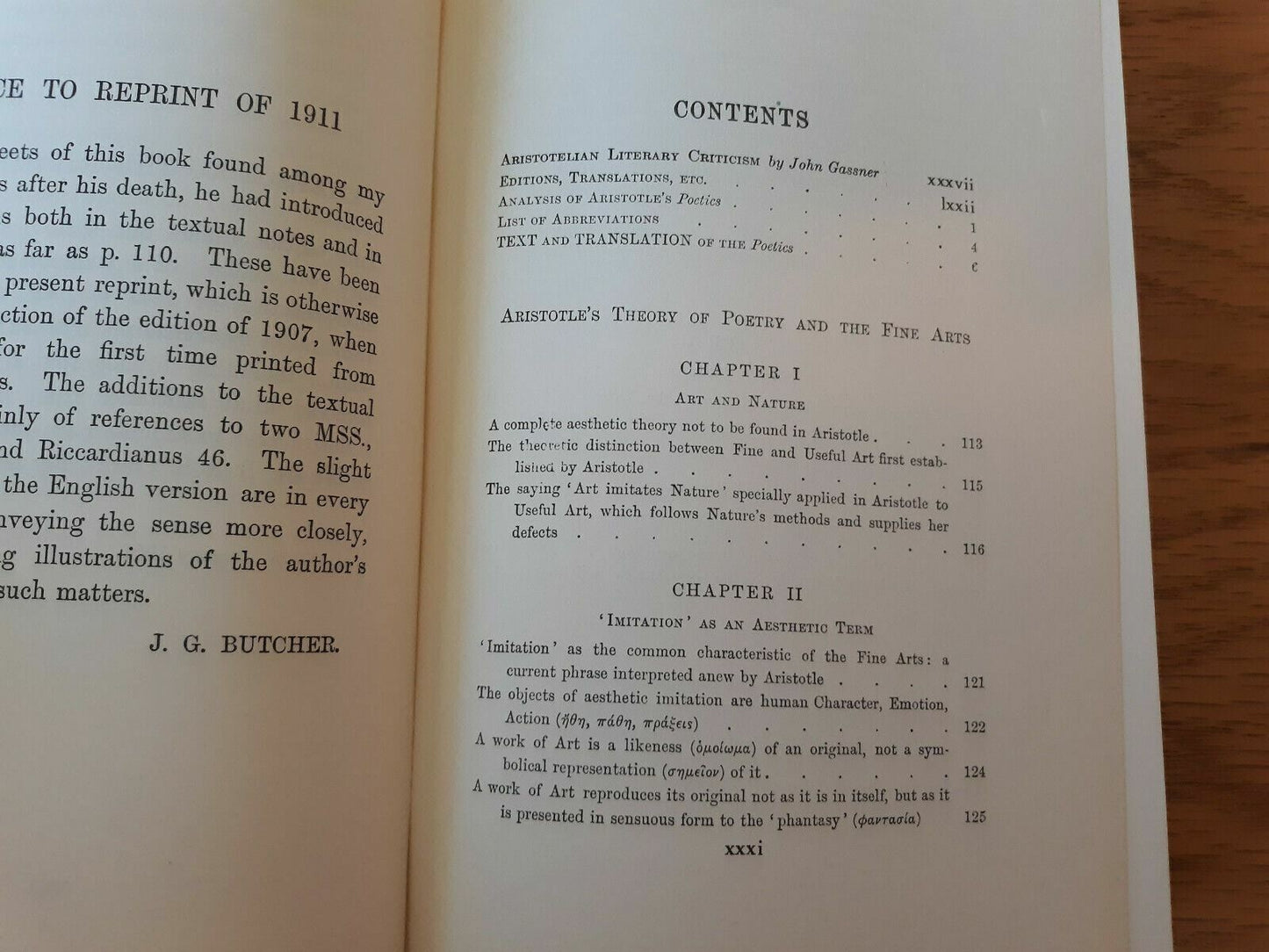 1951 Aristotle's Theory Of Poetry And Fine Art S.H. Butcher Gassner Dover 4th Ed