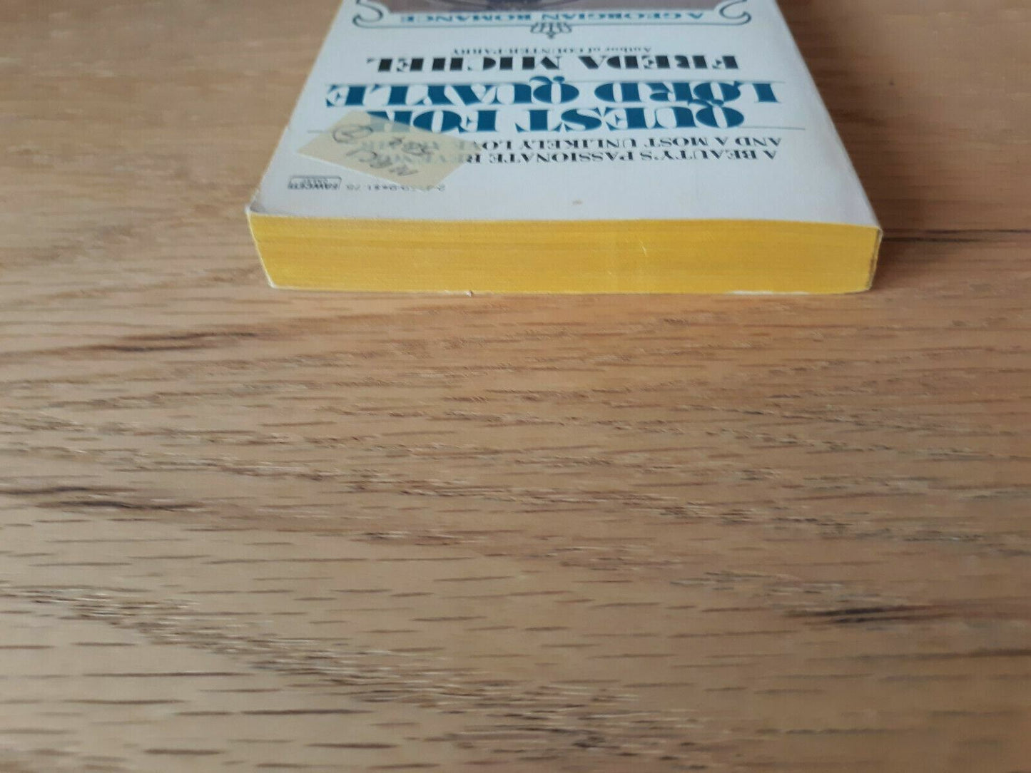 Freda Michel - Quest For Lord Quayle -1st Fawcett Printing 1979 PB