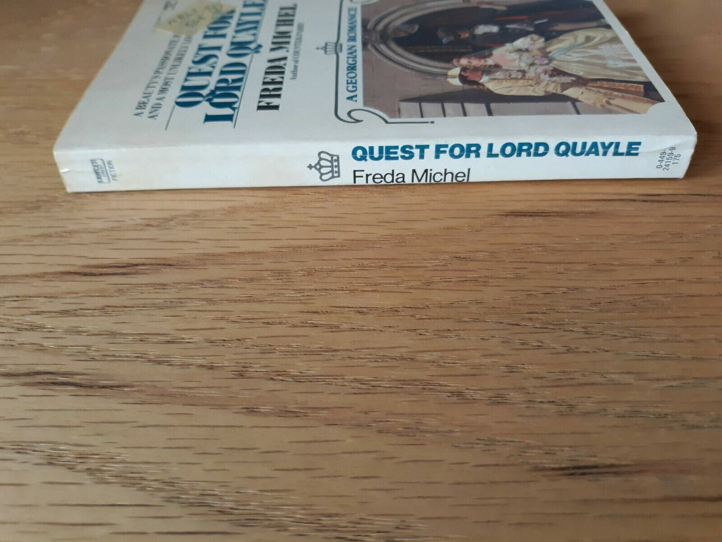 Freda Michel - Quest For Lord Quayle -1st Fawcett Printing 1979 PB