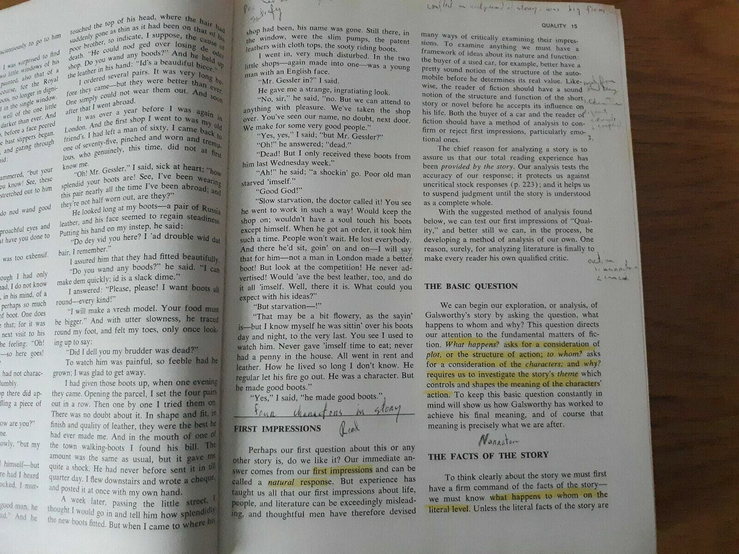 Interpreting Literature Fourth Edition by Knickerbocker Reninger 1969