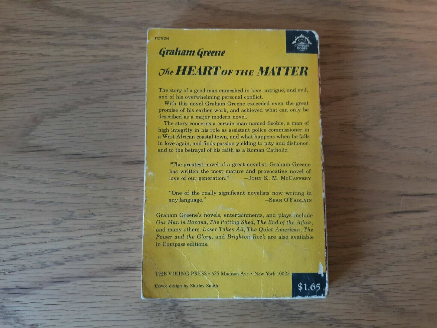 The Heart of the Matter by Graham Greene 1965