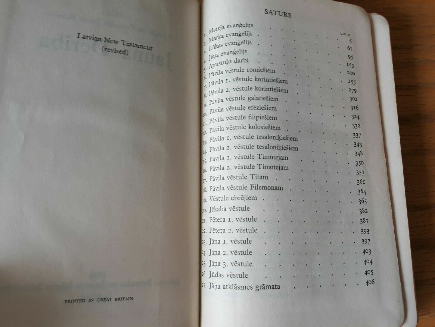 1954 Jauna Deriba Musu Kunga Un Pestitaja Jezus Kristus