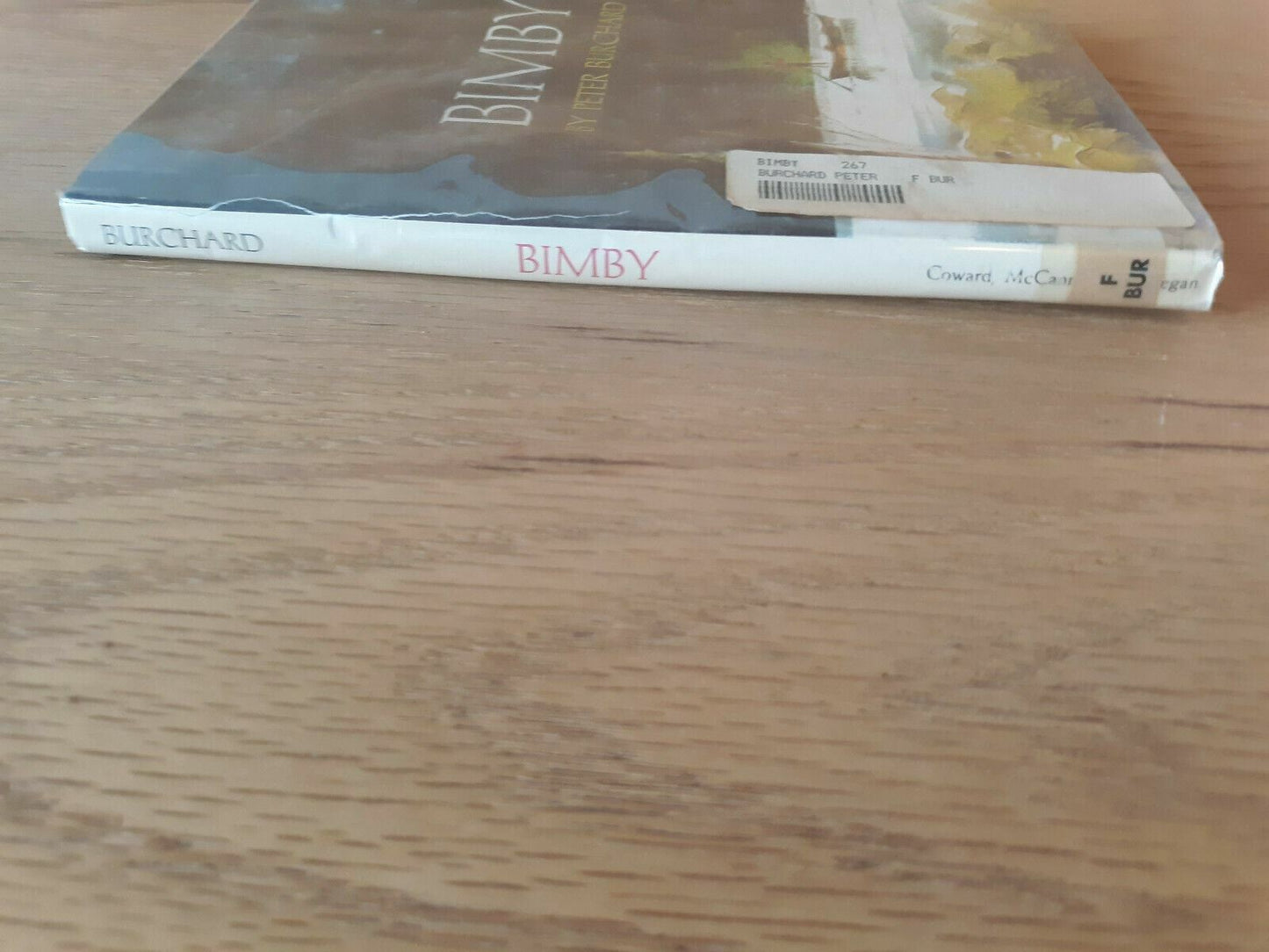 1968 BIMBY Hardcover Dust Jacket by Peter Burchard 9th Impression