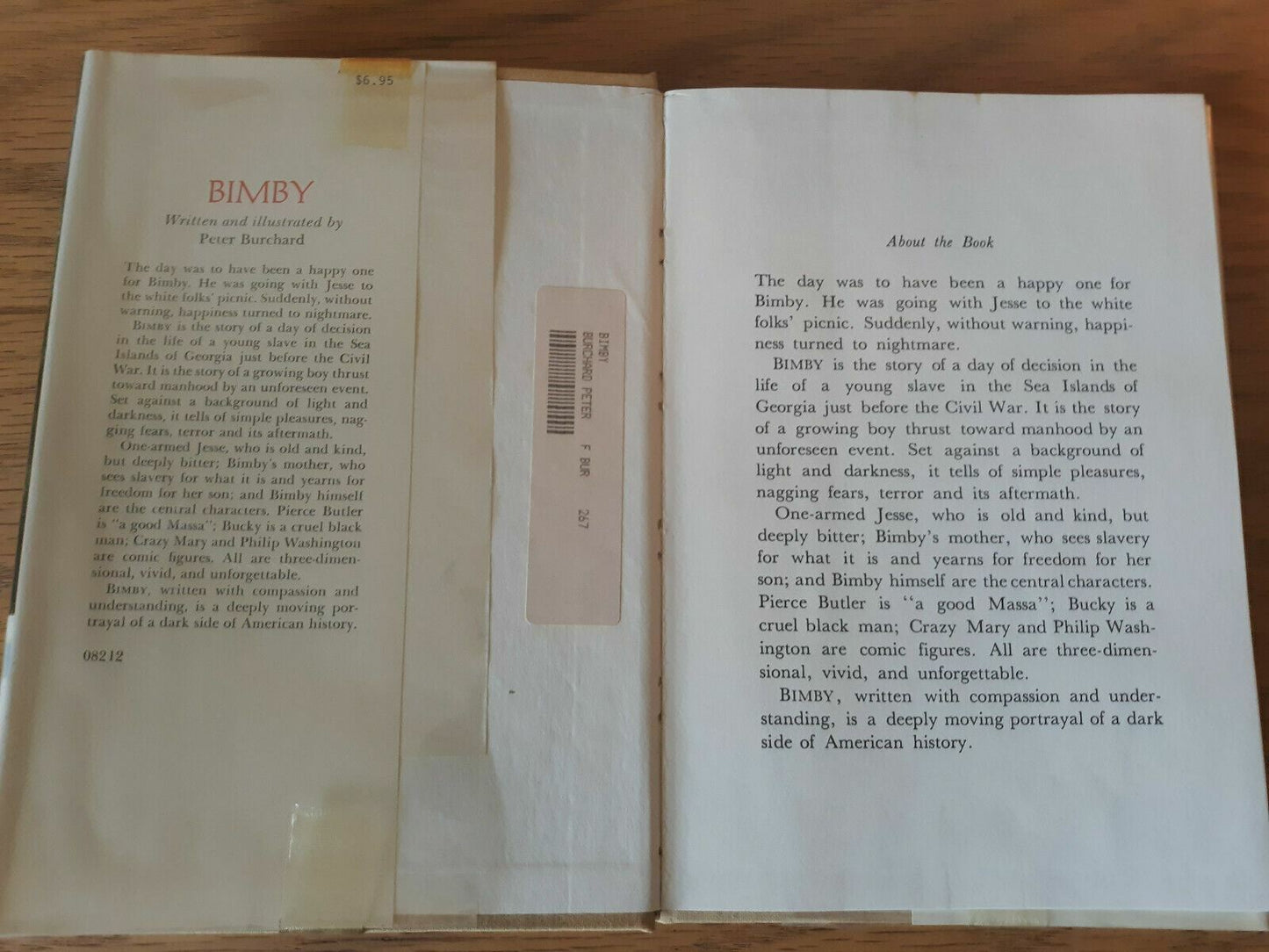 1968 BIMBY Hardcover Dust Jacket by Peter Burchard 9th Impression