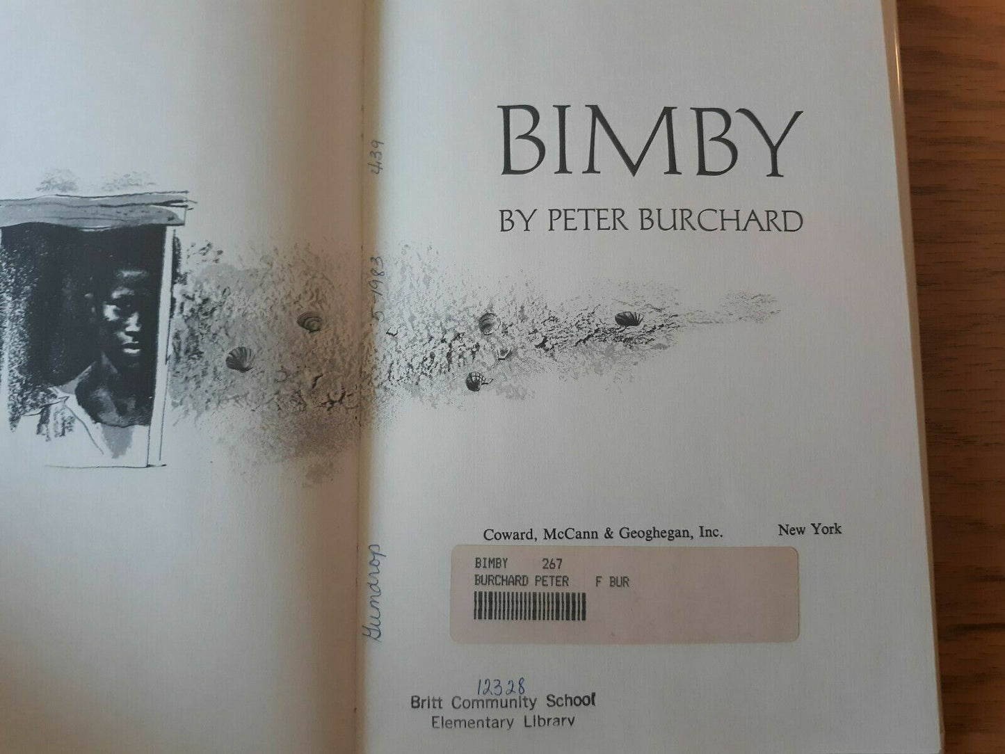 1968 BIMBY Hardcover Dust Jacket by Peter Burchard 9th Impression