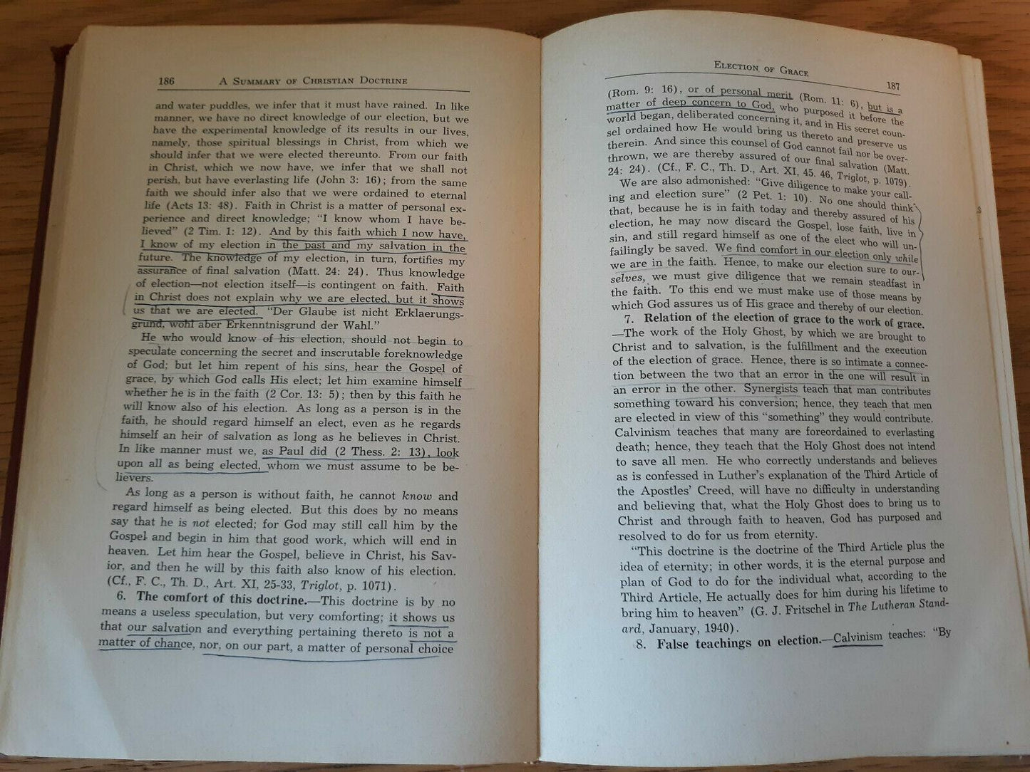 A Summary of Christian Doctrine by Edward W. A. Koehler 1952 Hardcover B