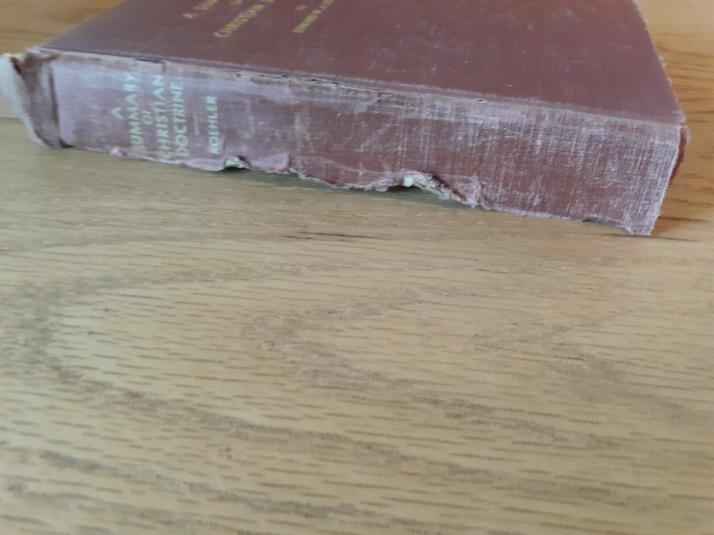 A Summary of Christian Doctrine by Edward W. A. Koehler 1952 Hardcover B