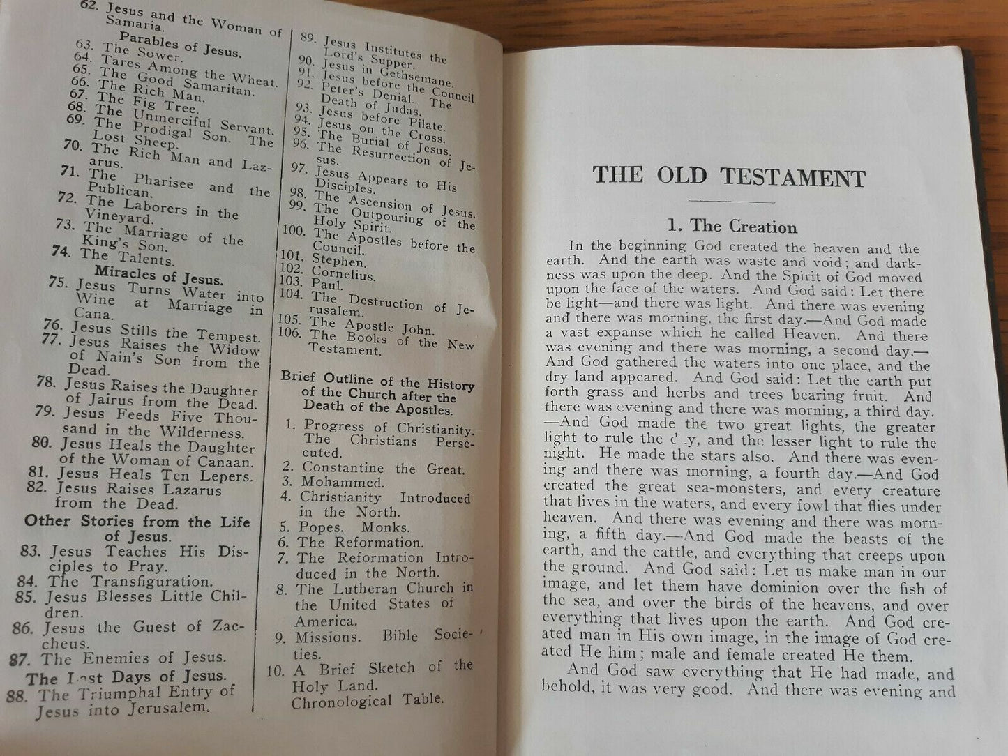 Bible History, Brief Outlines of Church History by Volrath Vogt, 1947, Hardcover