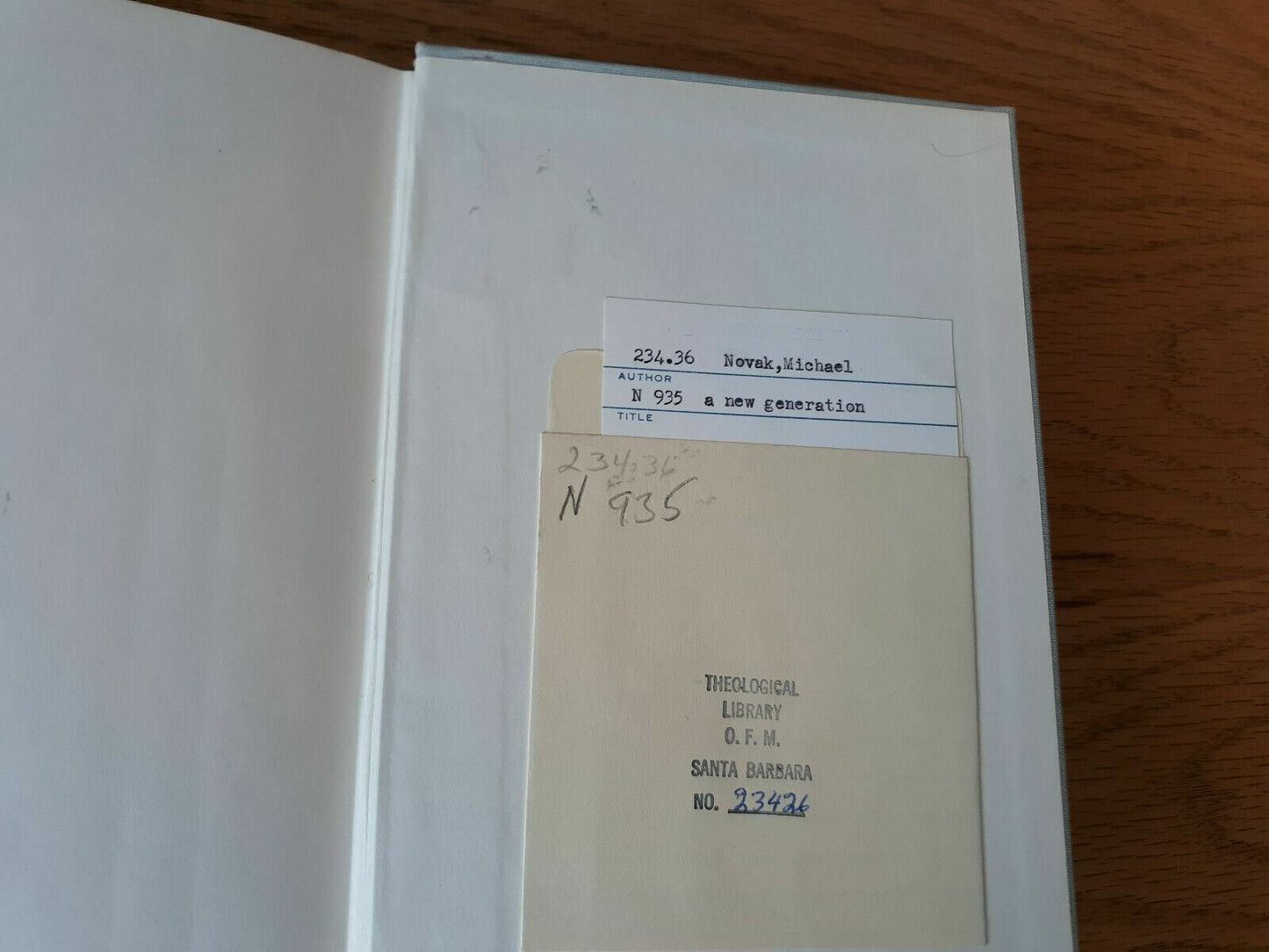 A New Generation American And Catholic Hardcover 1964 by Michael Novak