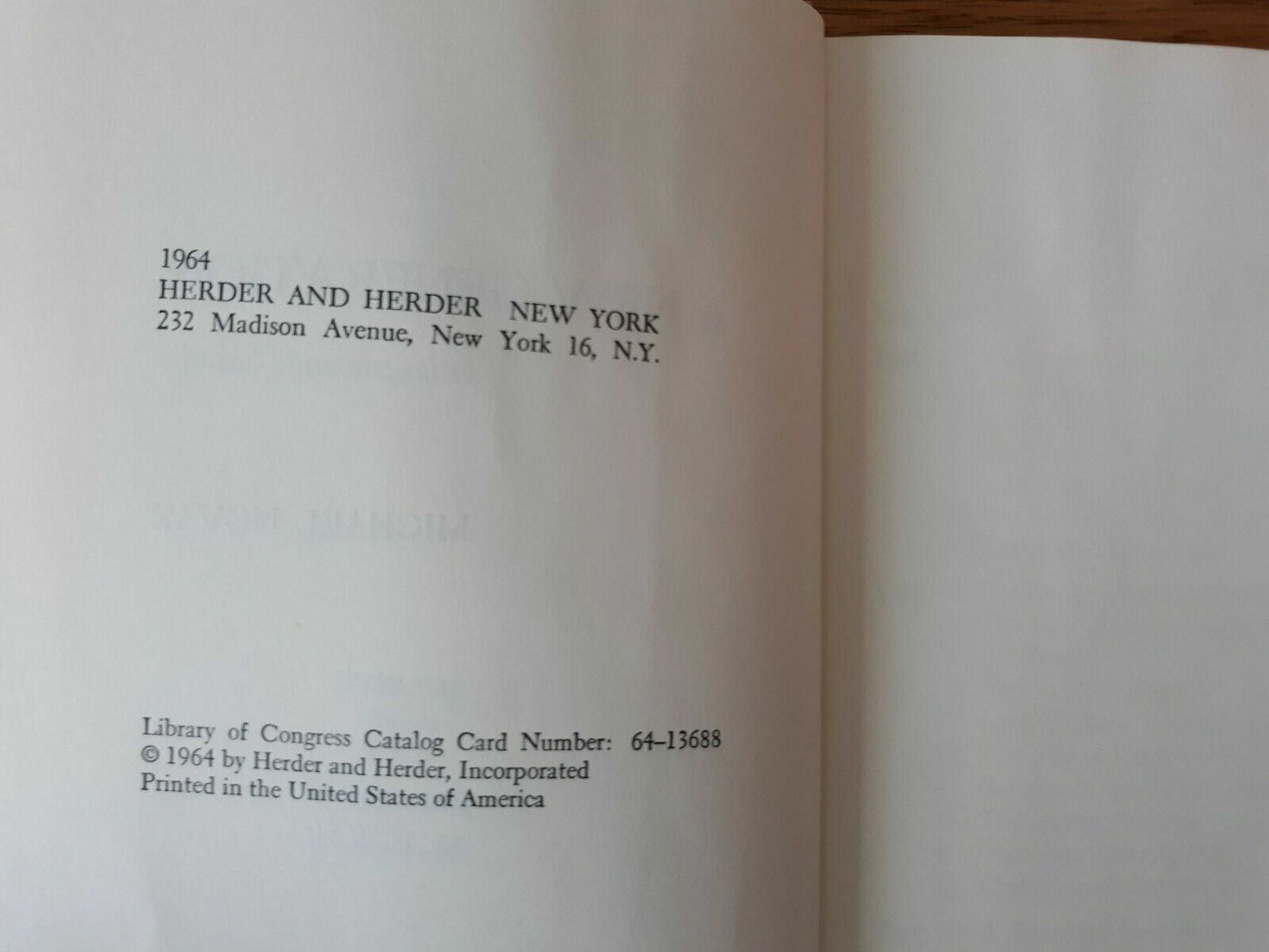 A New Generation American And Catholic Hardcover 1964 by Michael Novak