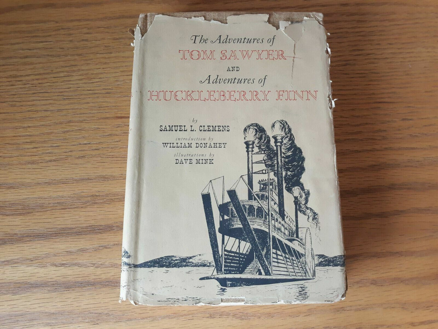 1953 The Adventures of Tom Sawyer/Huckleberry Finn by Sam Clemens Reprint