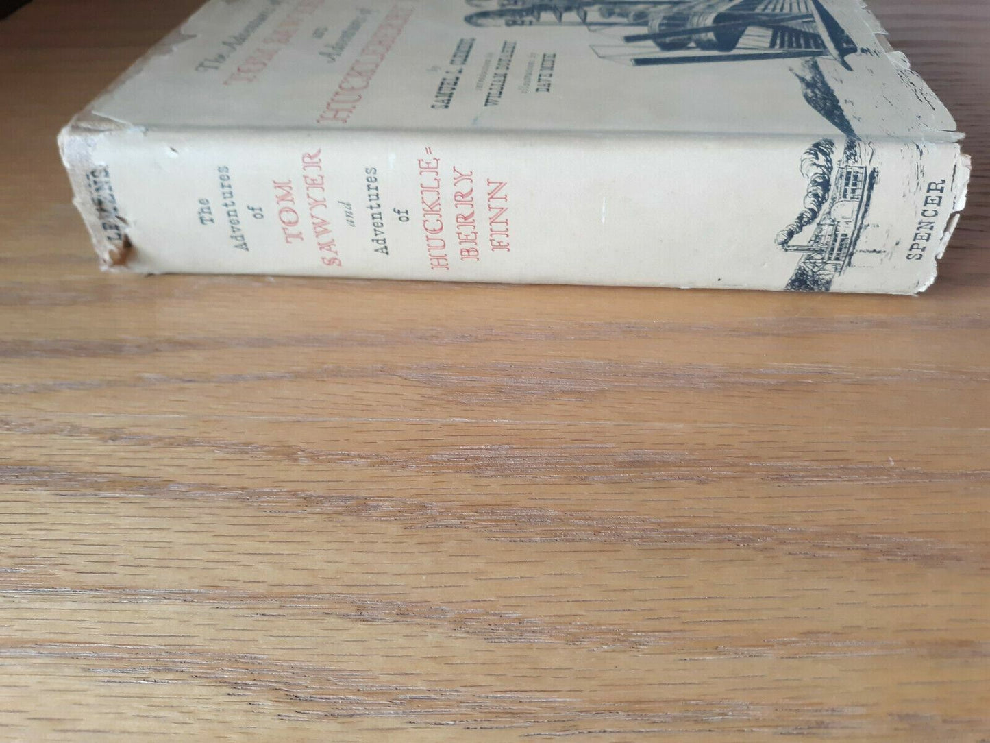 1953 The Adventures of Tom Sawyer/Huckleberry Finn by Sam Clemens Reprint