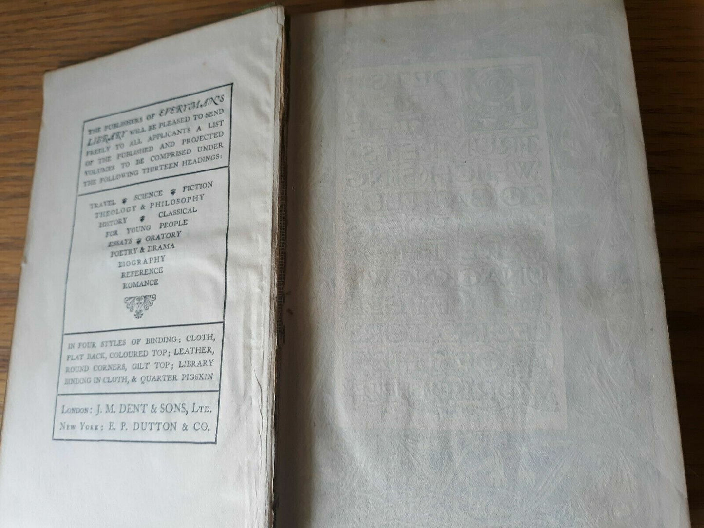 1914 The Poetical Works of John Milton