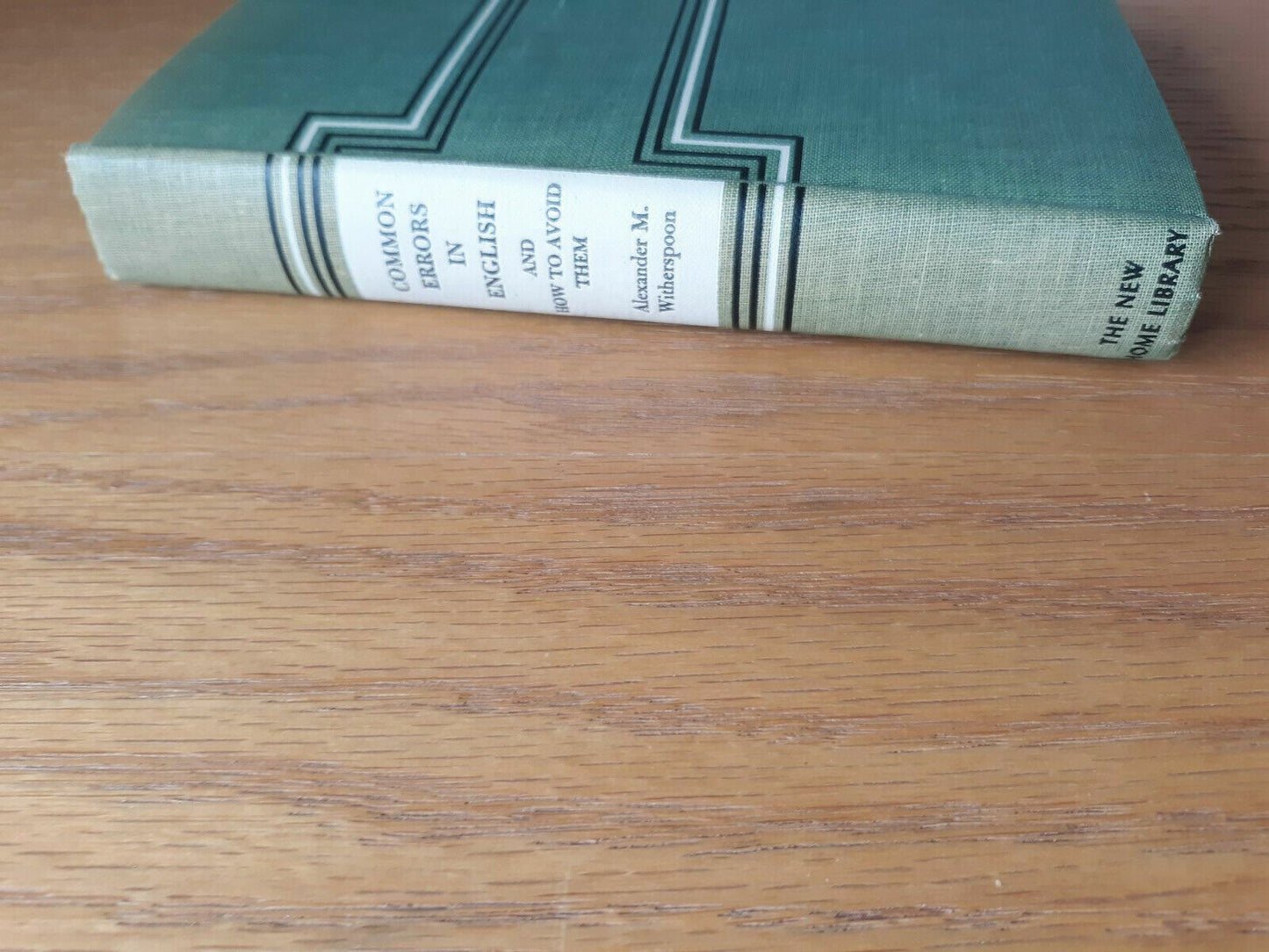 Common Errors in English Witherspoon 1943