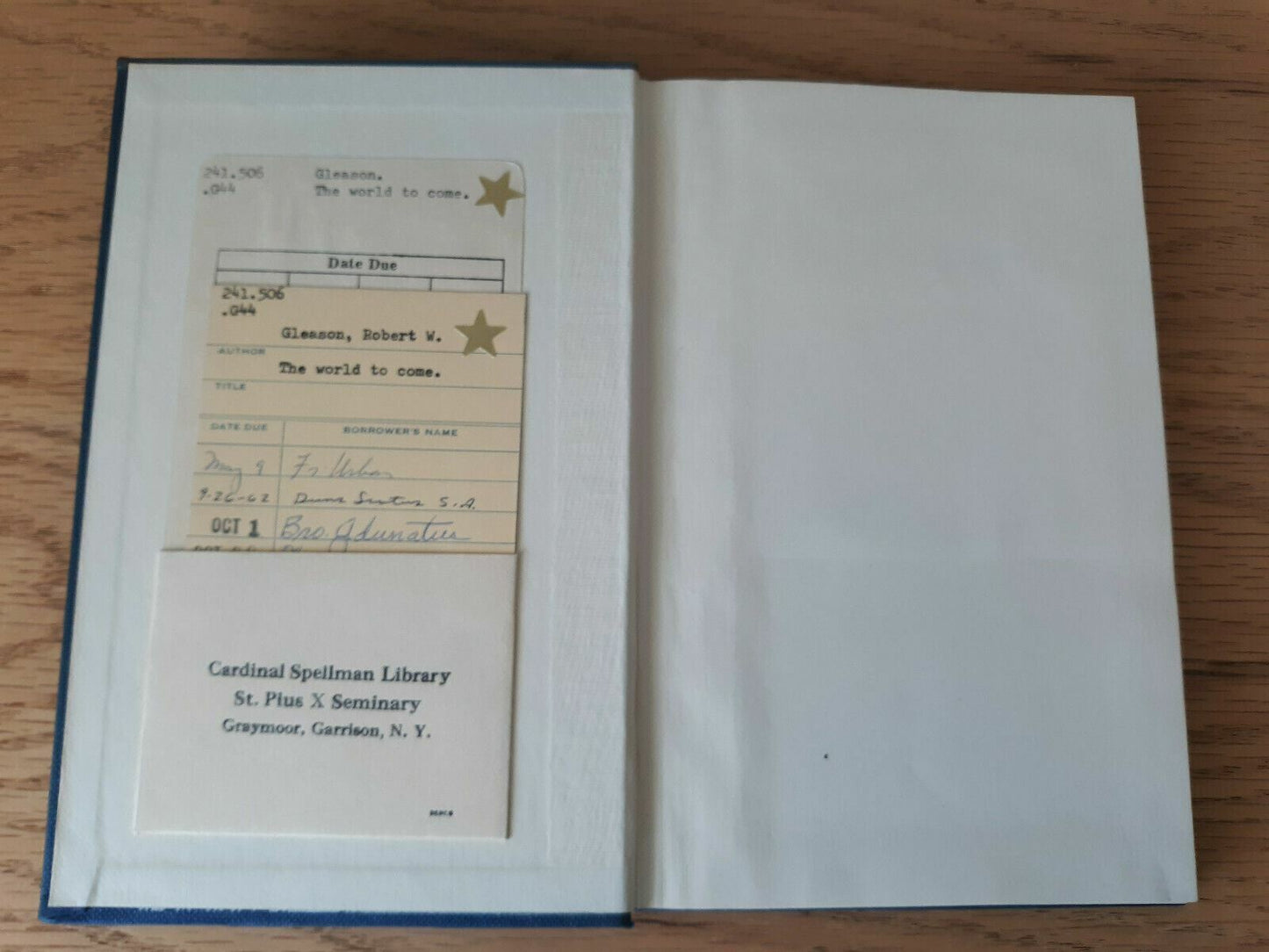The World to Come by Robert Gleason 1959 First Edition