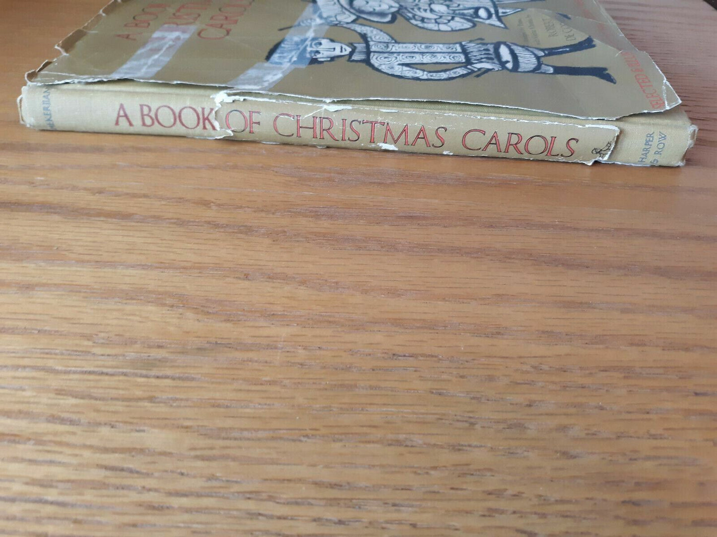 A Book Of Christmas Carols Haig & Regina Shekerjian 1st Edition 1963 HC DJ