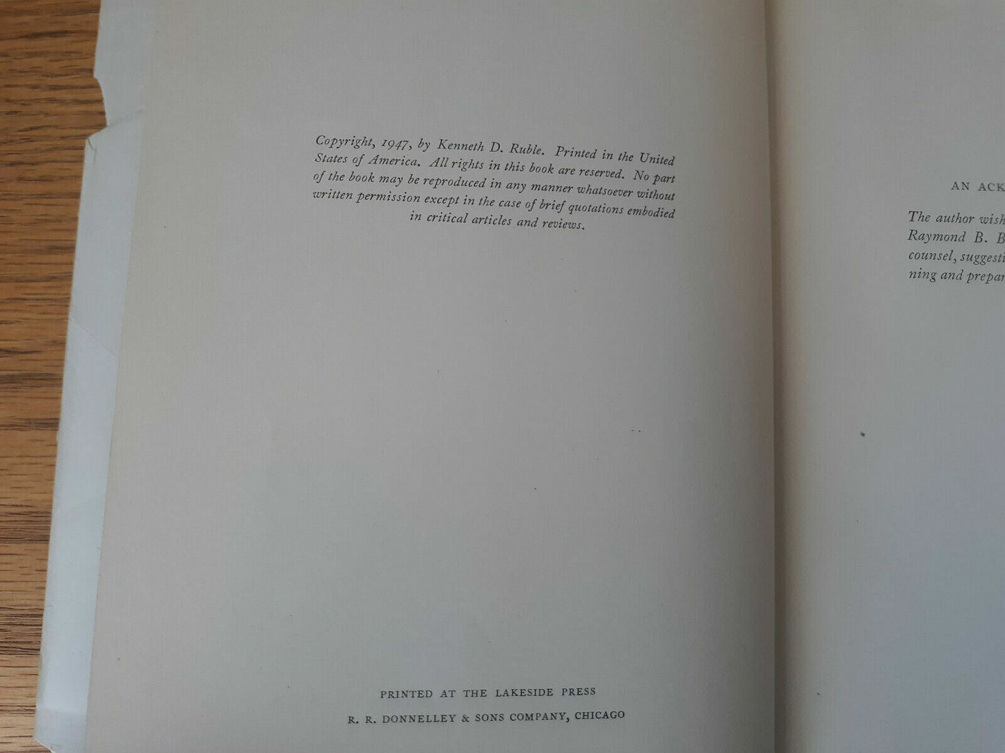 MEN TO REMEMBER Kenneth D. Ruble 1947 HC/DJ farmers co-ops