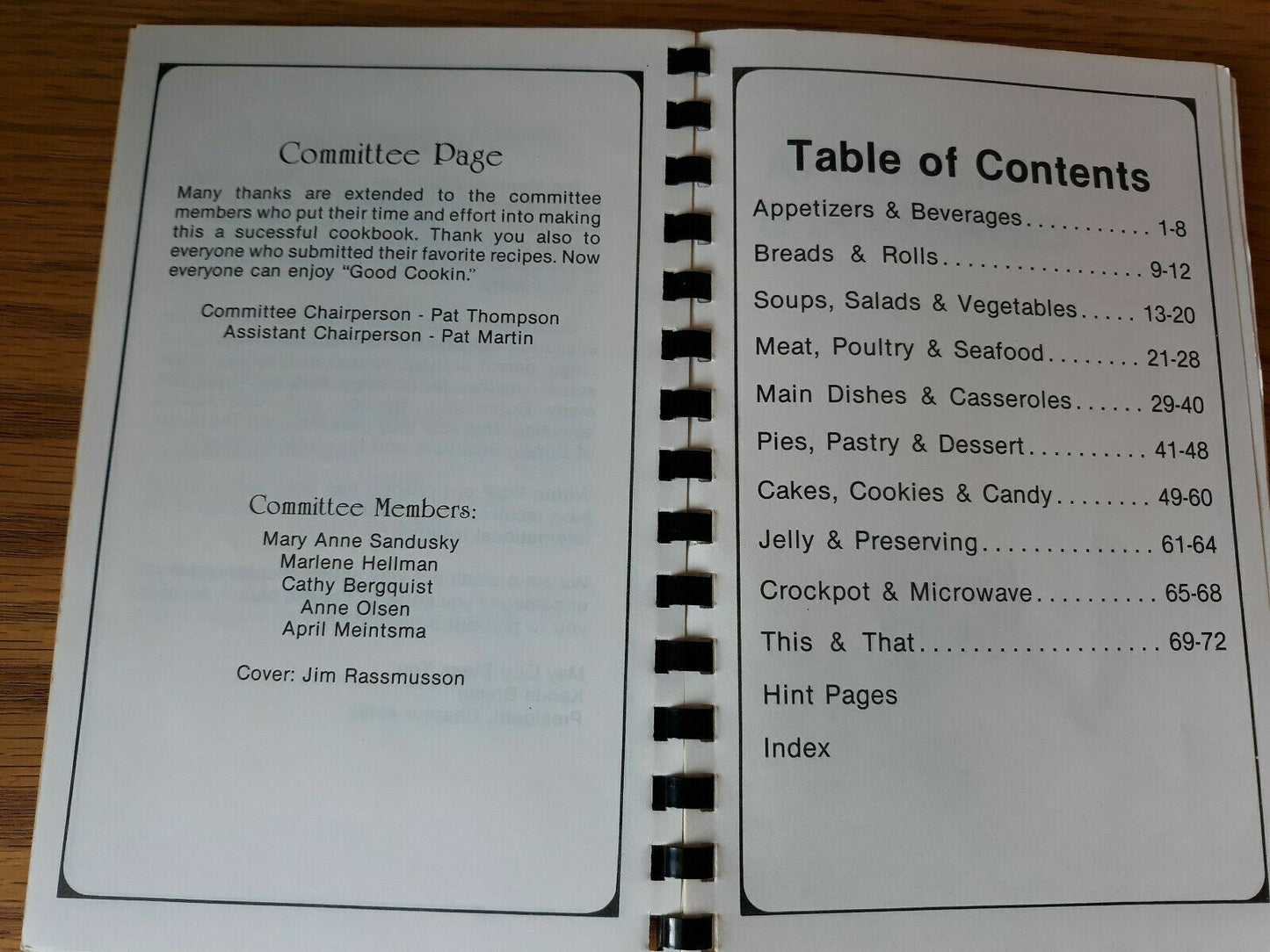 1984 Good Cookin' Monticello Big Lake Parents Without Partners Chapter 1182