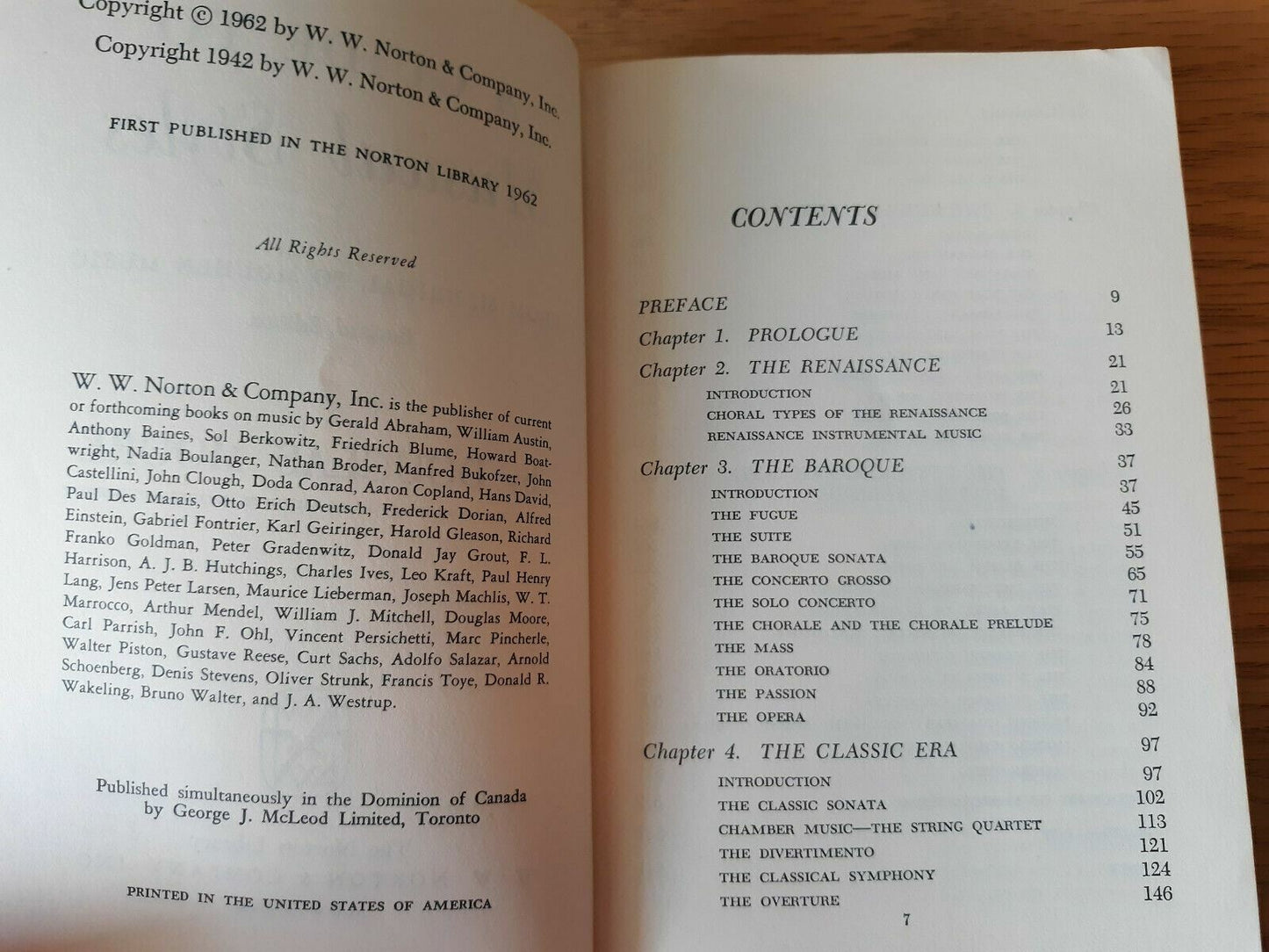 A Guide to Musical Styles From Madrigal to Modern Music by Moore, Douglas 1962