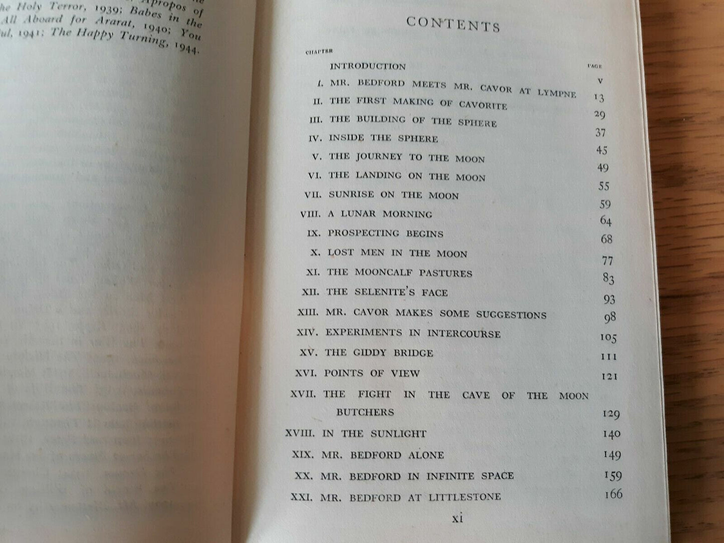 The First Men In The Moon By H. G. Wells 1948 1st Century Library Printing
