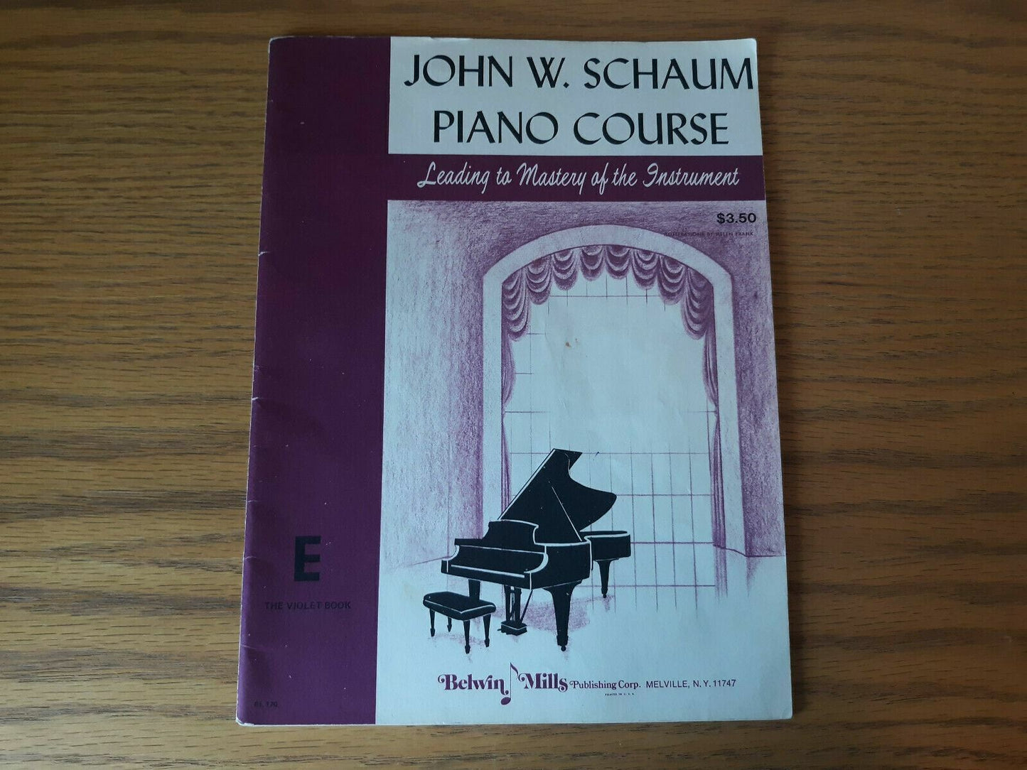 1945 Belwin John W Schaum Piano Course E the Violet Book Leading to Mastery