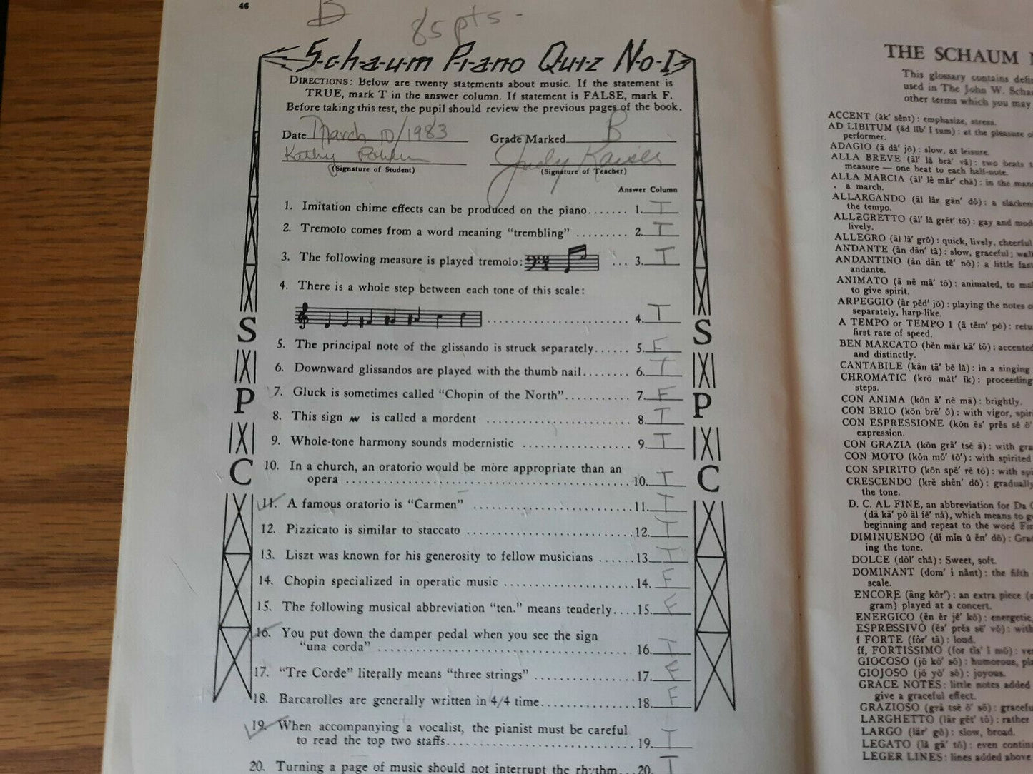 1945 Belwin John W Schaum Piano Course E the Violet Book Leading to Mastery