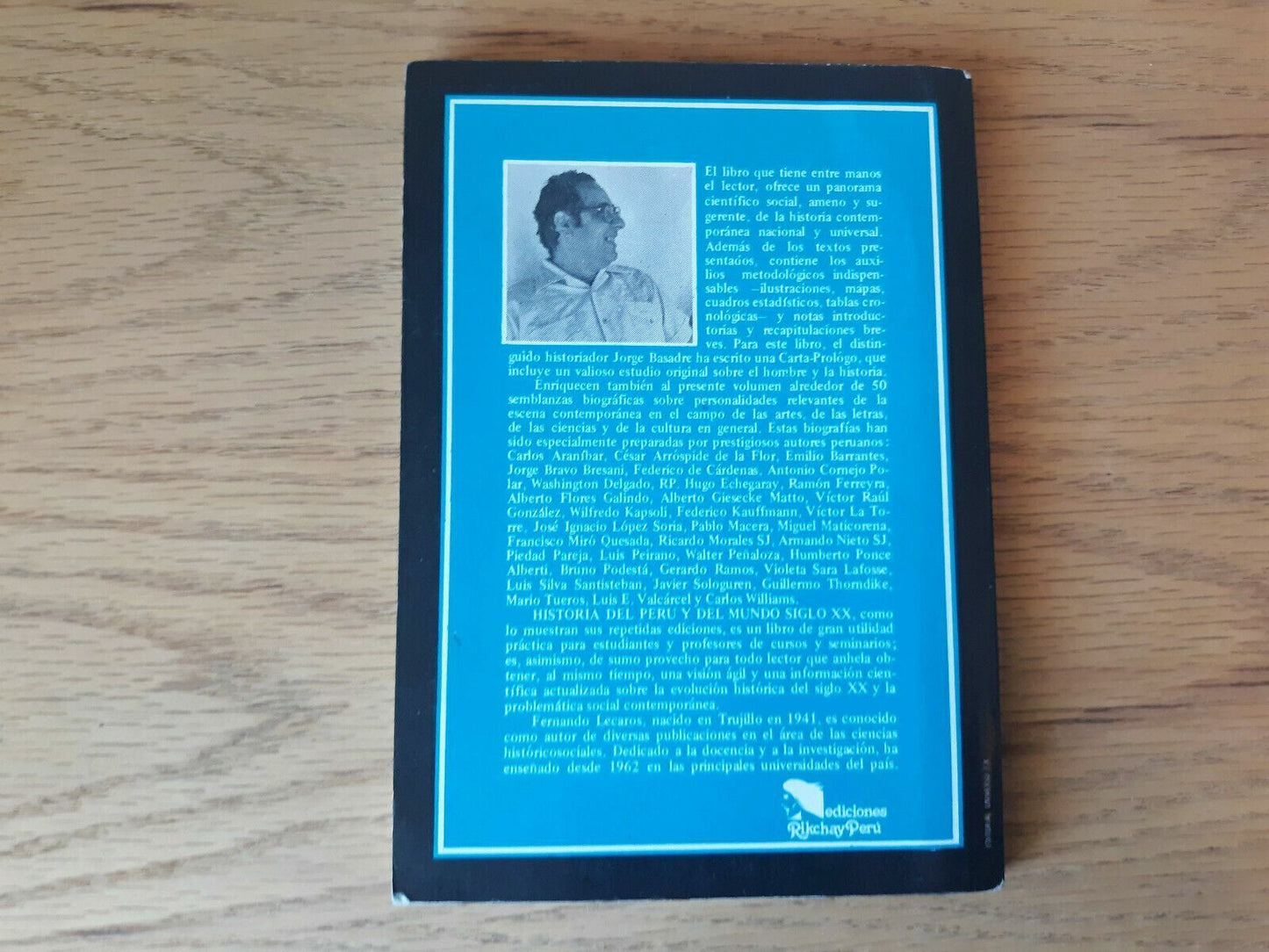 Fernando Lecaros Historia del Peru y del Mundo S. XX 1983 PB