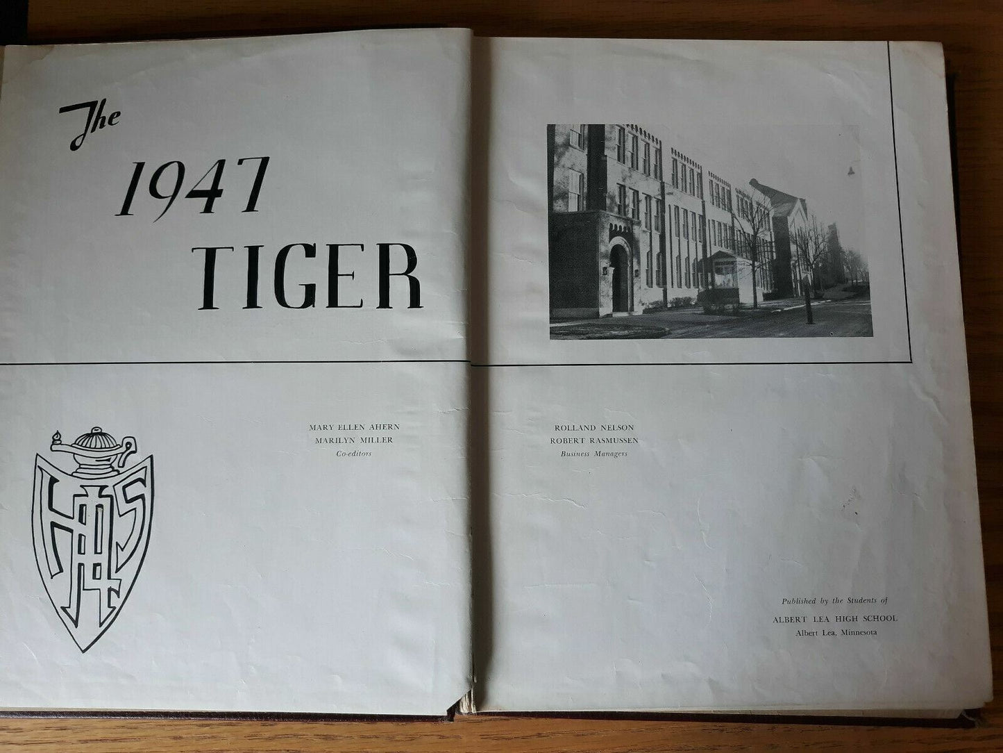 1947 Tiger Albert Lea High School Yearbook MN